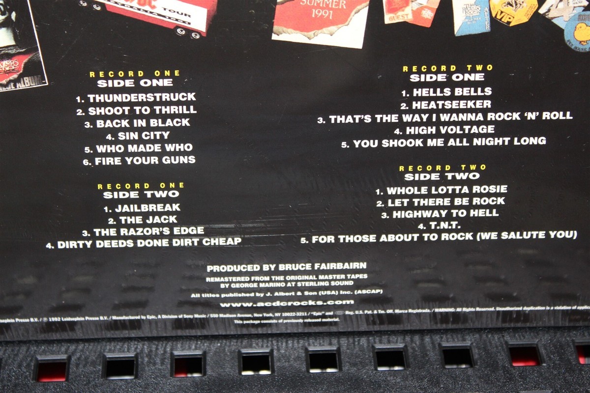 AC/DC レコード AC/DC Live 1992 Remastered New Mint Sealed 180gm Epic Sony