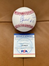 Edgar Quero Signed Official MLB Baseball “LA MURALLA” Psa/Dna Coa Angels