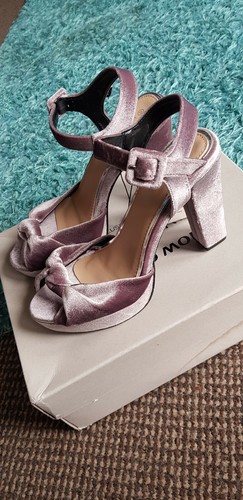 🐝LADIES VERO MODA AT DOROTHY PERKINS MINK PEEP TOE HEELED SANDALS SIZE 6  NWT | eBay