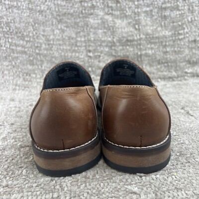 Aston Grey Collection Jeran Mens Size 8.5 Brown Genuine Leather Loafers Aston Grey Collection Men main image 3