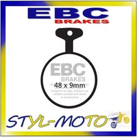 FA011 Organische Vorderen Linken BremsbeläGe EBC Yamaha RD 400 DX 1976-1977