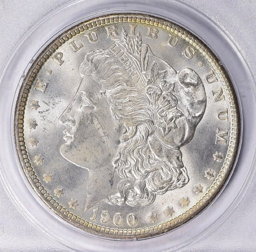 1900 P PCGS MS63 Rattler OGH Morgan Silver Dollar BU Lustrous FREE SHIPPING! - Image 2 of 4