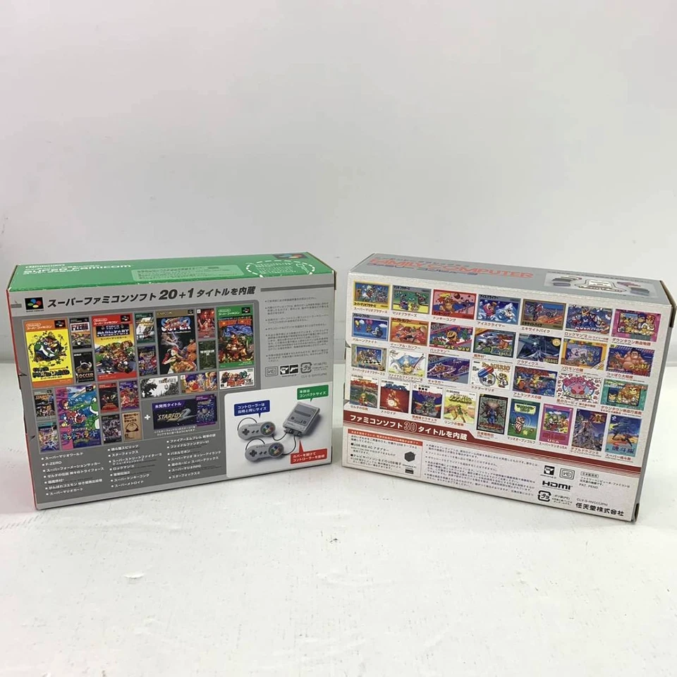 Nintendo Classic Mini Famicom & Super Famicom Set Console Japan Used - Image 4 of 4