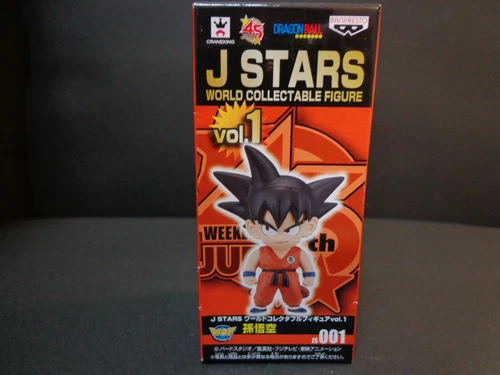 Dragon Ball Z BANPRESTO WCF J STARS Figura Coleccionable Mundial 001 Son Goku RARA