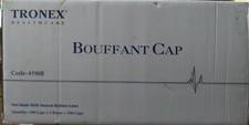 500 pcs Tronex DISPOSABLE BOUFFANT CAPS - 4190B - Hair Net Latex Free Soft Blue