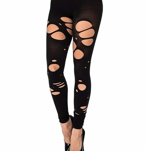 Halloween Costume Black Zombie Ripped 