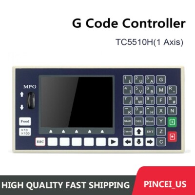 TC5510H 1 Axis CNC Controller System G Code w/ MPG For CNC Milling Machines