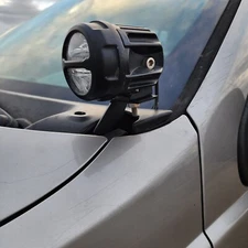 No Drill Bolt On Pillar Ditch Light Brackets 99-04 Jeep Grand Cherokee WJ