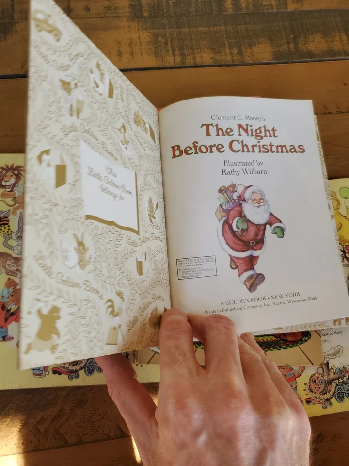 Lot Of 5 Little Golden Books Christmas RUDOLPH, Sesame Street, Elf, Holidays - Image 3 of 4