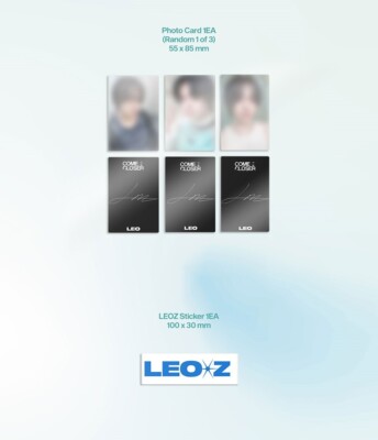 LEO - EP Album [COME CLOSER] Photo Card CD Disc K-Pop Sticker