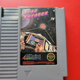 Nintendo NES Star Voyager Game with Hangtag Box Manual Works