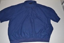 JACK NICKLAUS GOLF NAVY BLUE WIND PULLOVER POCKET JACKET MENS SIZE XL