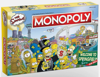 2001 The Simpsons Monopoly Game Replacement Parts & Pieces