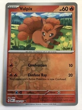 Pokémon TCG Obsidian Flames Vulpix Reverse Holofoil 028/197 NM