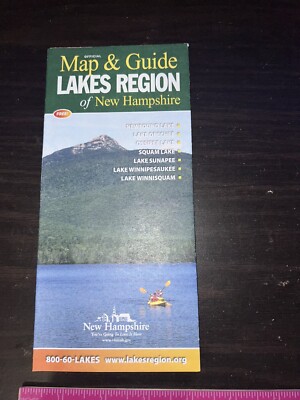 Lakes Region Of New Hampshire Official Map & Guide Brochure