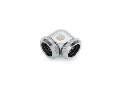 Bitspower Shiny Silver 90grad winkel dual multi-link 16mm 5x
