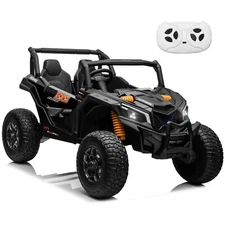 ZEOPHOL 24V Kids Ride On Car UTV 4WD Truck 2-Seater 4*200W Battery Power Wheels