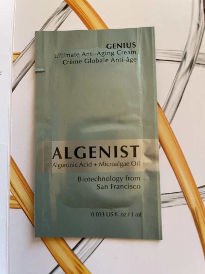 4X  1ml Each Algenist Genius Ultimate Anti-Aging Cream TRavel Sample Size - Image 3 of 3