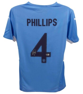 Kalvin Phillips Signed Manchester City Jersey (Beckett) England