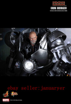 Perfect Hot Toys Mms164 1/6 Iron Man Villain Iron Man Iron