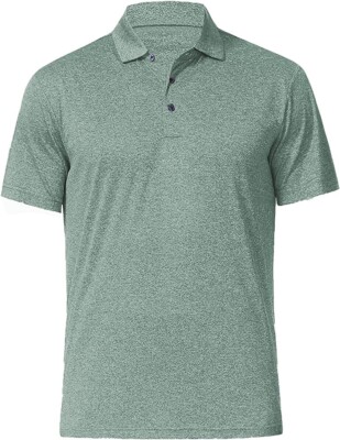 XXL NEW Cossniss Men's Dry Fit Golf Polo Shirt~ Teal Green Short