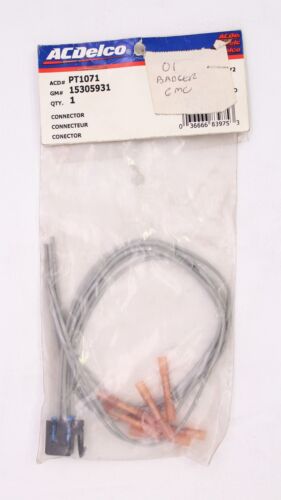 Véritable connecteur filaire AC Delco avec fils (gris) numéro de pièce - 15305931 - Photo 1/2