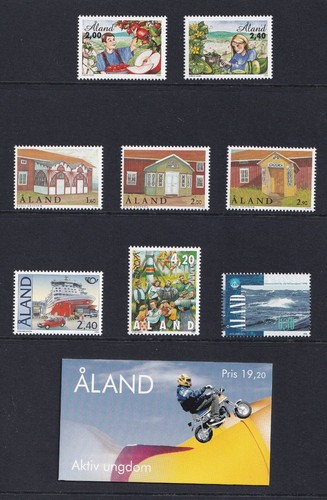 Aland 1998 YEAR PACK Yv 134/148 110 stamps+1 booklet+1 SS cat value 37.00€ MNH - Picture 2 of 3