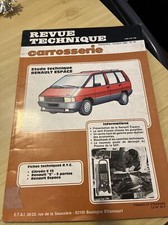 REVUE TECHNIQUE CARROSSERIE RENAULT ESPACE  2000 GTS TSE J 11205 TURBO D DX