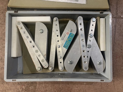 3 x aluminium press elements Knez Alwa press in case