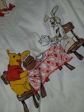 VTG Winnie The Pooh Curtains, Sears, 1964 Walt Disney productions, novelty print