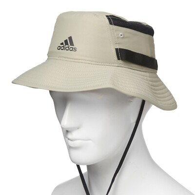ADIDAS Mens Size S/M Feather Grey UPF 50 Sun Protection Beach