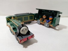 Thomas Friends TOMY Plarail Trackmaster Emily Plakids Coach Rare Train Engine