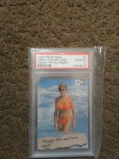 Princess Diana 1993 Press Pass PSA Graded 10 Card, One of a Kind.