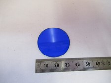 NIKON JAPAN BLUE GLASS FILTER LENS MICROSCOPE PART AS PICTURED 6V-FT-96