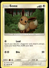Pokemon Eevee 166/236 Cosmic Eclipse Non Holo Common 
