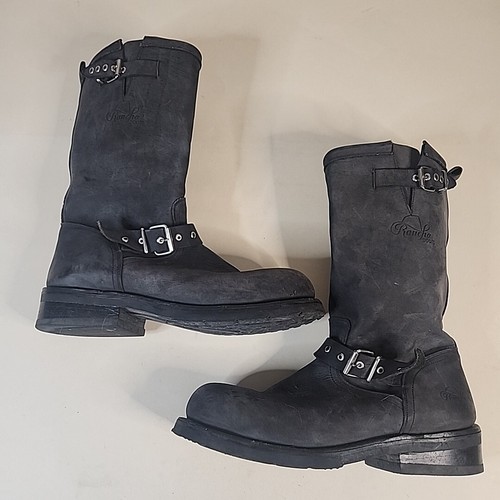 Rancho Boots Engineer Motorcycle Steel Toe Riding Mens Size 12 EE - Picture 4 of 9