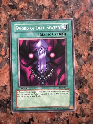 Yu-Gi-Oh! Sword Of Deep-Seated Card (MRD-132) - Common Unlimited Edition Equip Spell