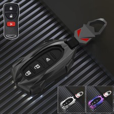 Funda protectora de silicona para llave de coche de aleación de zinc para Nissan Frontier Sentra Titan Xterra