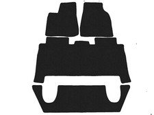 Fußmatten, Automatten für Tesla model X SUV 3 Sitzreihen 2016-…, Anthrazit x14 R