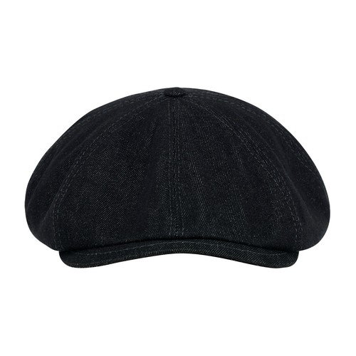 Berretto Sterkowski SHELBY Denim Vintage Stile Classico Vacanze Newsboy Blu/Nero - Foto 4 di 26