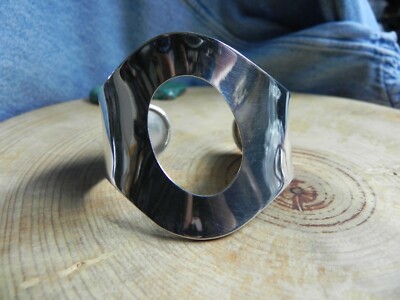 アクセサリー Vintage Mexican Silver Oval Bracelet 925 Sterling Silver .925 Oval Cut-Out Cuff Bracelet Taxco Mexico | eBay