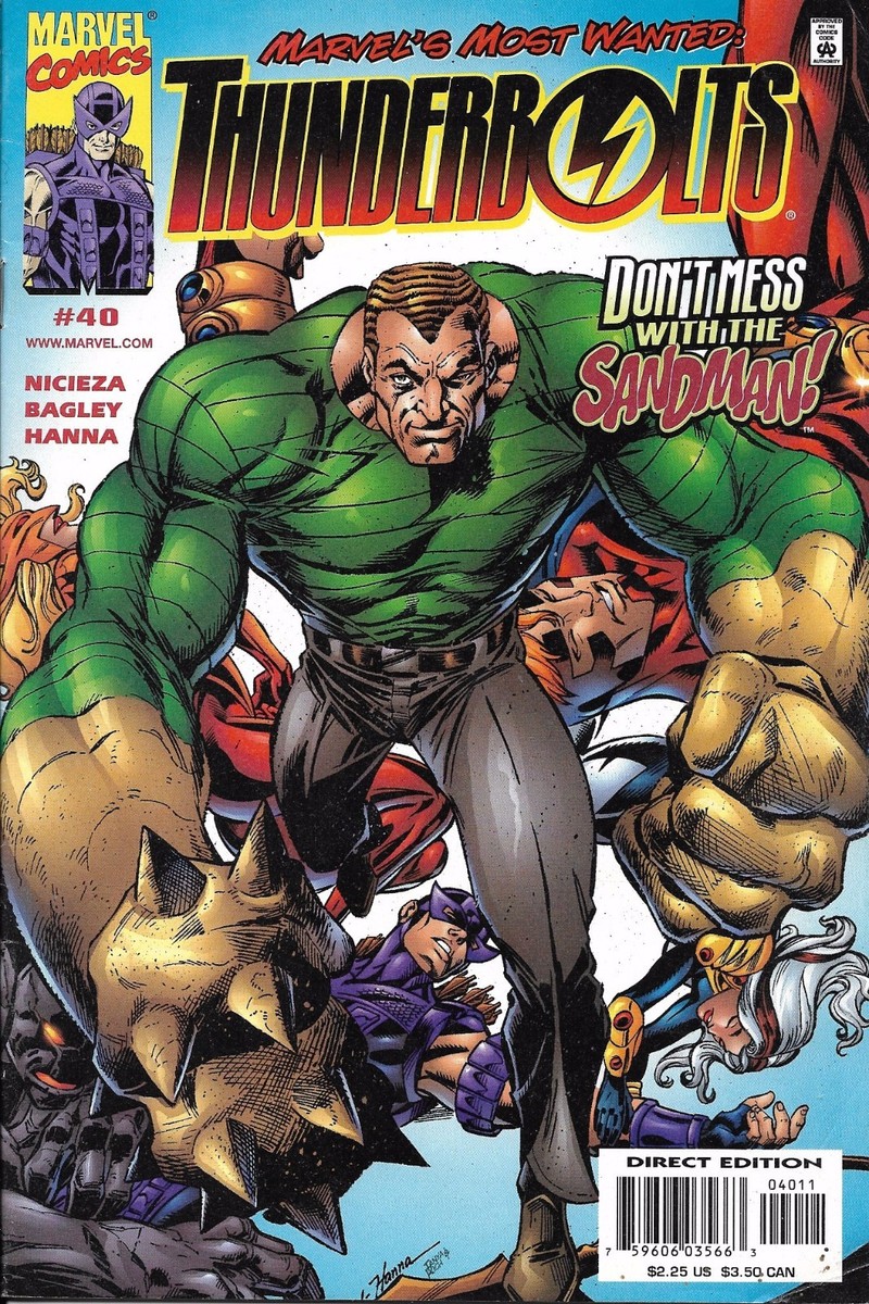 THUNDERBOLTS # 40 : MARVEL COMICS : FABIAN NICIEZA / MARK BAGLEY
