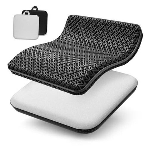 Seat Cushion, Gel Seat Cushion, Breathable Cool Suitable as Office Chair