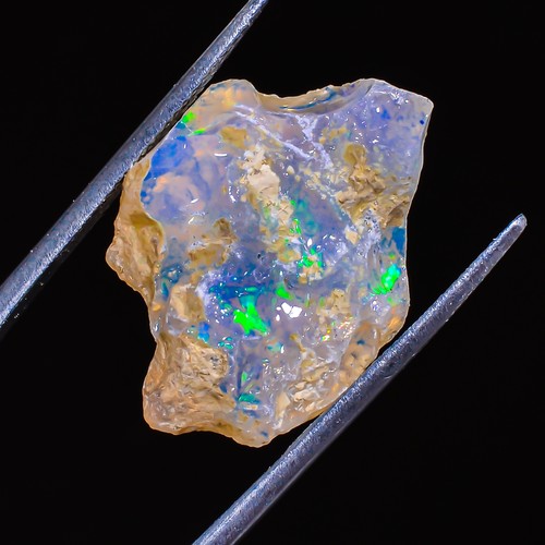 Opale Naturelle D'Éthiopie 1,68cts – Cabochon Multicolore 100% Naturel – + VIDÉO