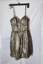Minuet Women's Short Strapless Lace Overlay Dress, Size Small, Short Skirt