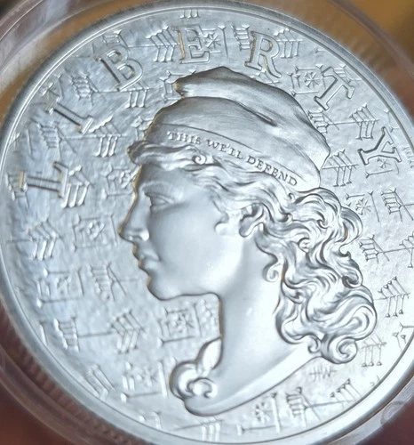2 oz SILVER COIN The Awakening 999 Silver Round LIBERTY BU GEM (IN CAP)