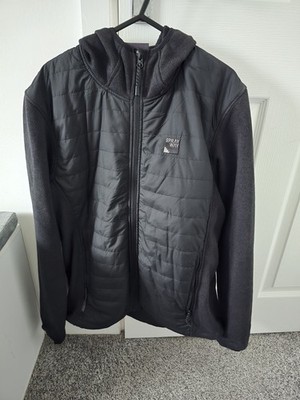 Sprayway Black/Charcoal Medium Mens Hooded 2 Tone Jacket Excellent Condition 