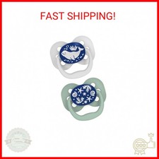 Dr. Brown's Advantage Glow-in-the-Dark Baby Pacifier, Fully Symmetrical Soother