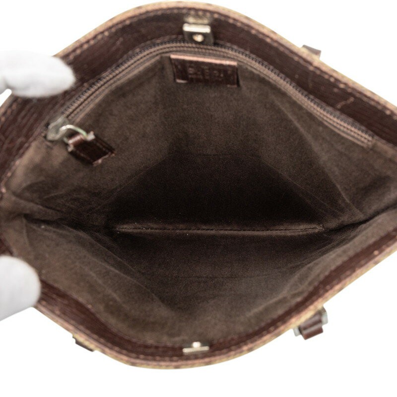 Gucci GG Supreme Handbag Tote Bag 117551 Beige Brown PVC Leather Women's Japan thumbnail 11