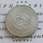 Photo of a 1956 Mexico 10 Pesos Silver from an eBay listing that sold on Jun 7, 2026